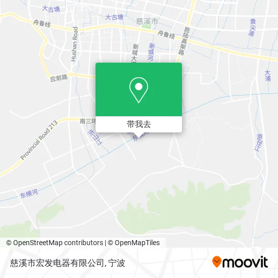 慈溪市宏发电器有限公司地图