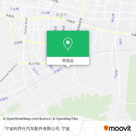 宁波钧乔行汽车配件有限公司地图