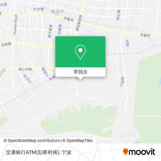 交通银行ATM(彭桥村南)地图