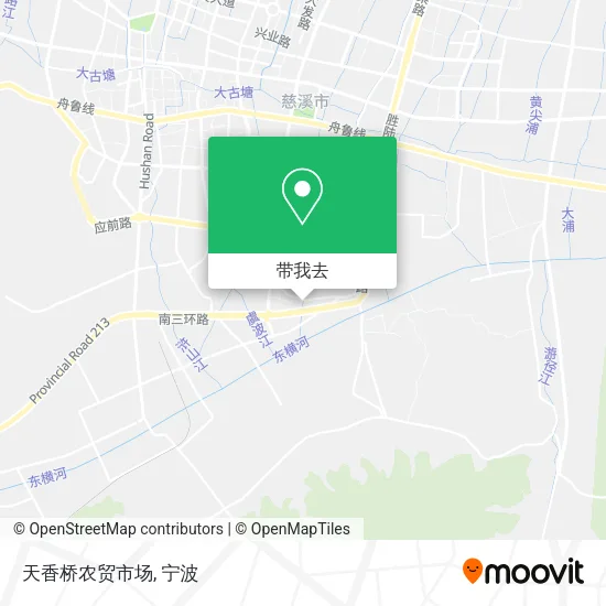 天香桥农贸市场地图