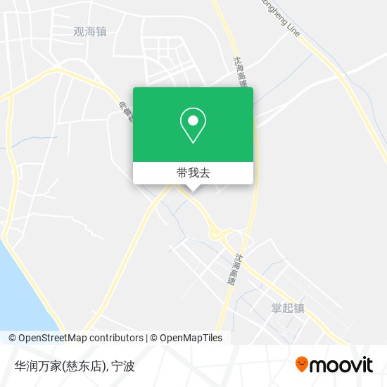 华润万家(慈东店)地图