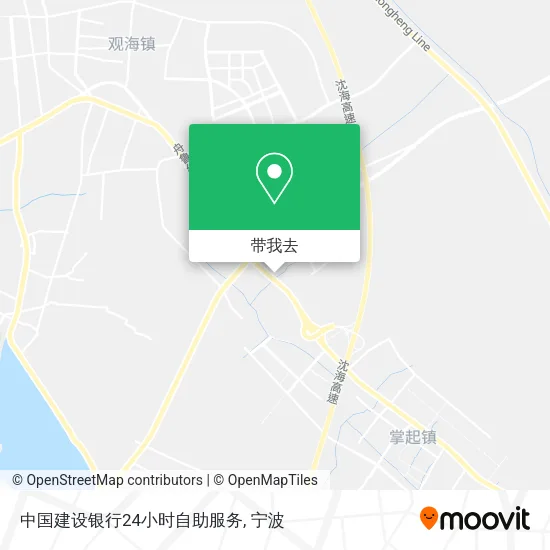 中国建设银行24小时自助服务地图