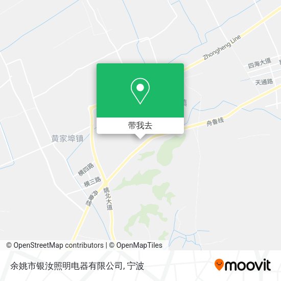 余姚市银汝照明电器有限公司地图