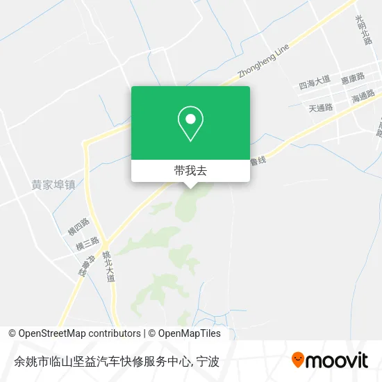 余姚市临山坚益汽车快修服务中心地图