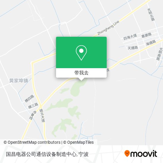 国昌电器公司通信设备制造中心地图