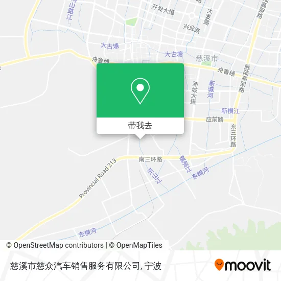 慈溪市慈众汽车销售服务有限公司地图
