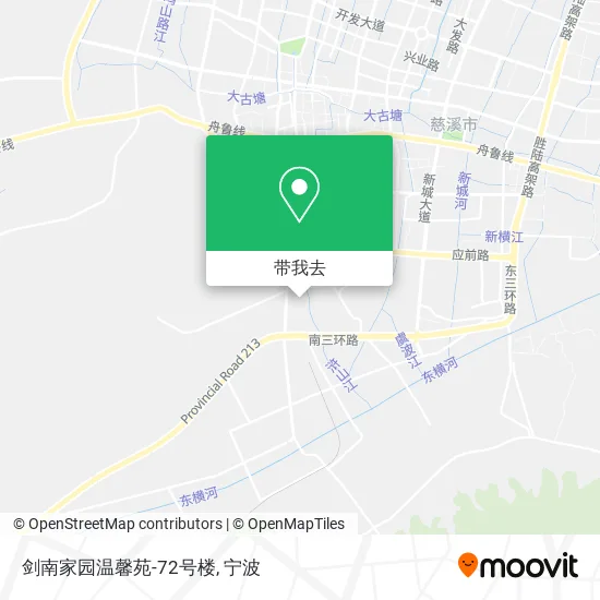剑南家园温馨苑-72号楼地图