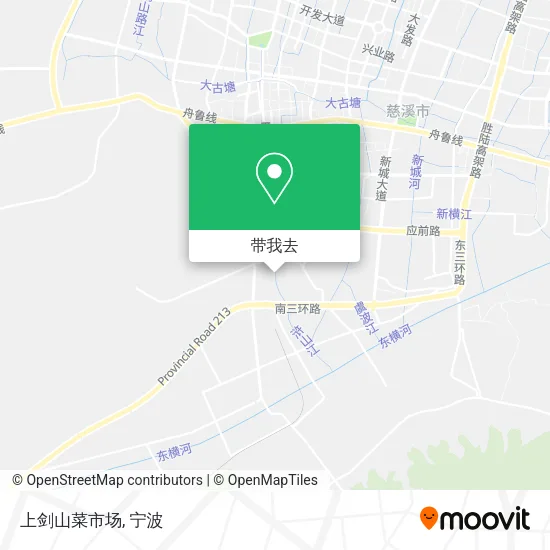 上剑山菜市场地图