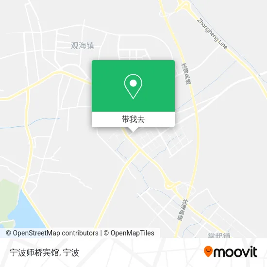 宁波师桥宾馆地图