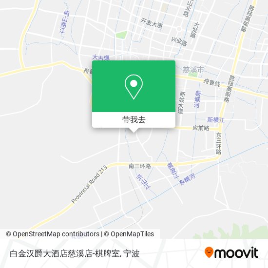 白金汉爵大酒店慈溪店-棋牌室地图