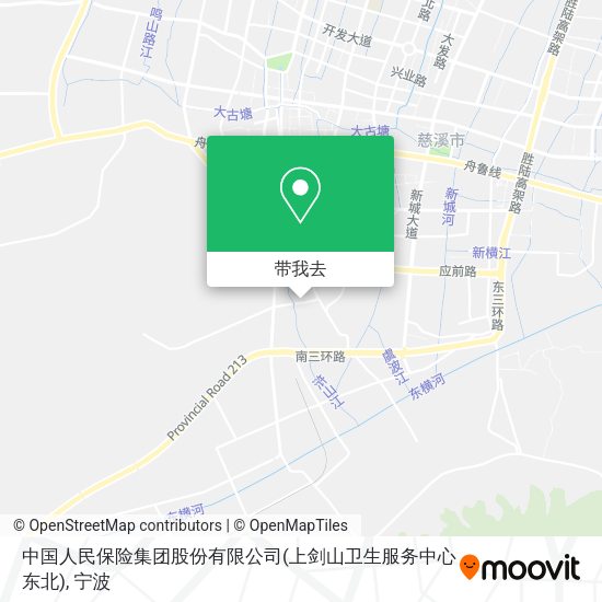 中国人民保险集团股份有限公司(上剑山卫生服务中心东北)地图