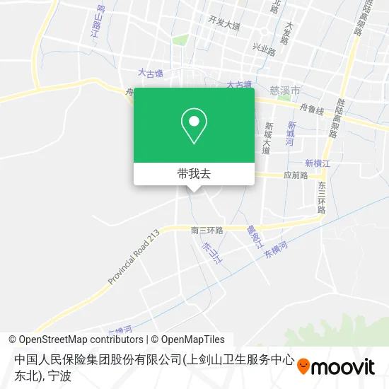 中国人民保险集团股份有限公司(上剑山卫生服务中心东北)地图