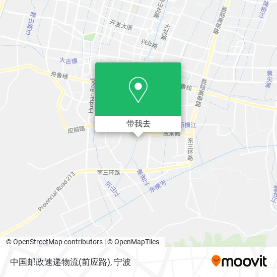 中国邮政速递物流(前应路)地图