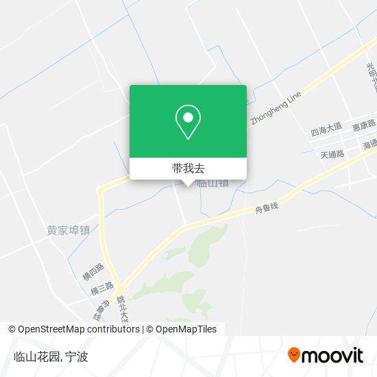 临山花园地图