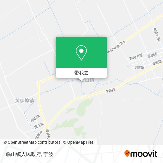 临山镇人民政府地图