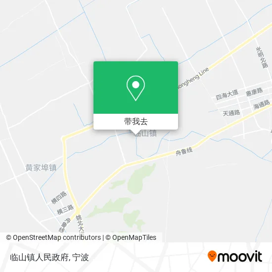 临山镇人民政府地图