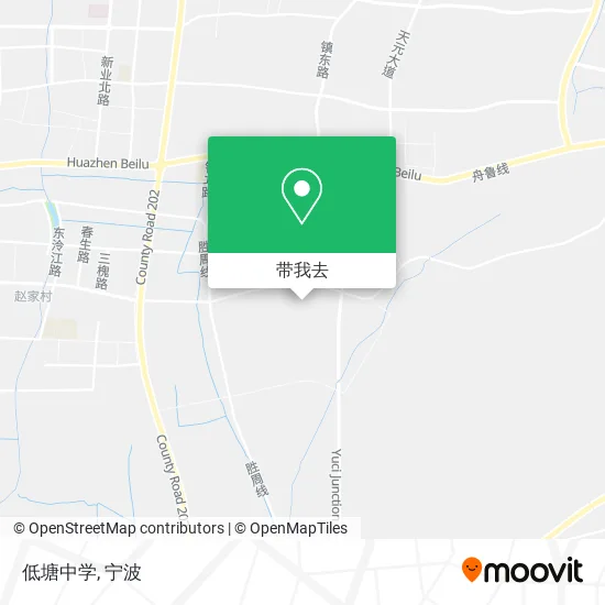 低塘中学地图