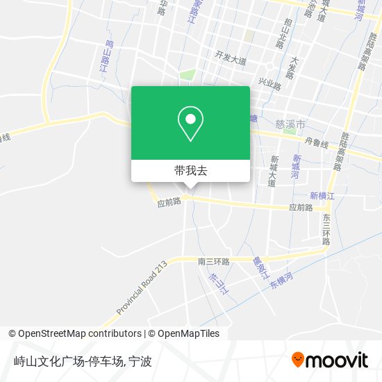 峙山文化广场-停车场地图