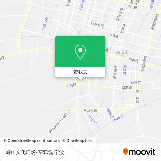 峙山文化广场-停车场地图