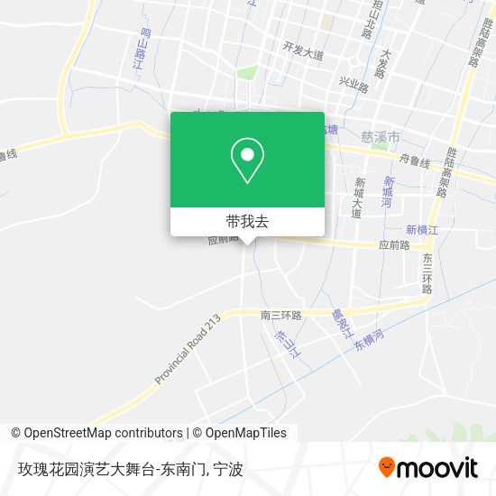 玫瑰花园演艺大舞台-东南门地图