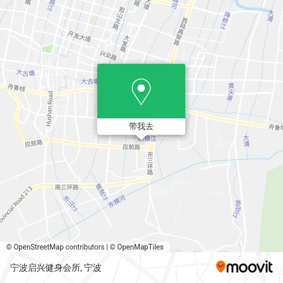 宁波启兴健身会所地图