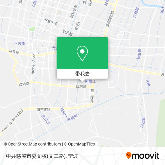 中共慈溪市委党校(文二路)地图