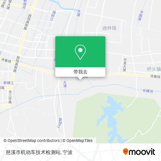 慈溪市机动车技术检测站地图