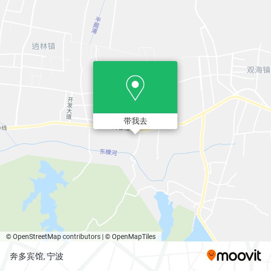 奔多宾馆地图