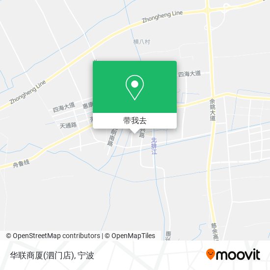 华联商厦(泗门店)地图