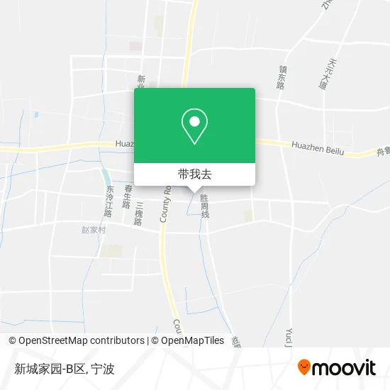 新城家园-B区地图