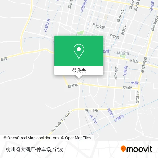 杭州湾大酒店-停车场地图