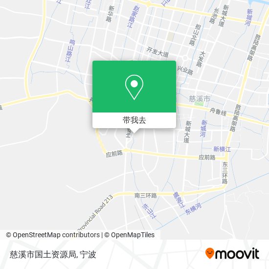 慈溪市国土资源局地图