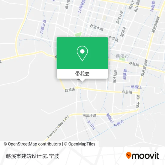 慈溪市建筑设计院地图