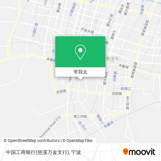 中国工商银行(慈溪万金支行)地图