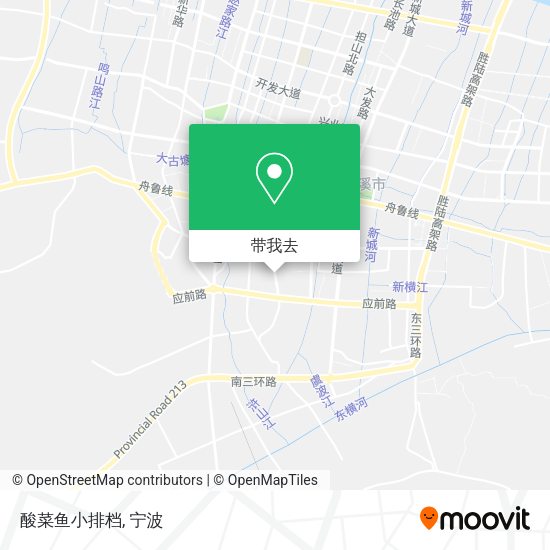 酸菜鱼小排档地图