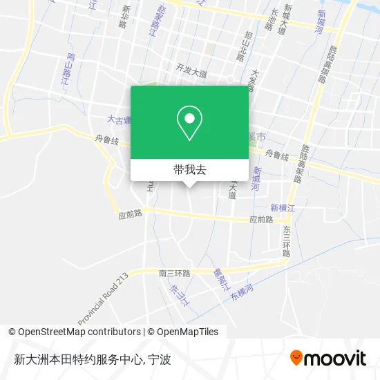 新大洲本田特约服务中心地图