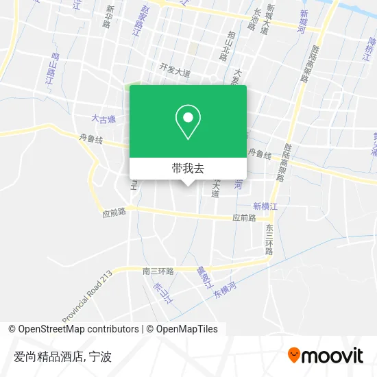 爱尚精品酒店地图