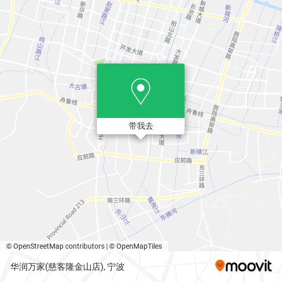 华润万家(慈客隆金山店)地图