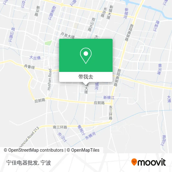 宁佳电器批发地图