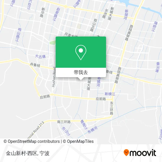 金山新村-西区地图
