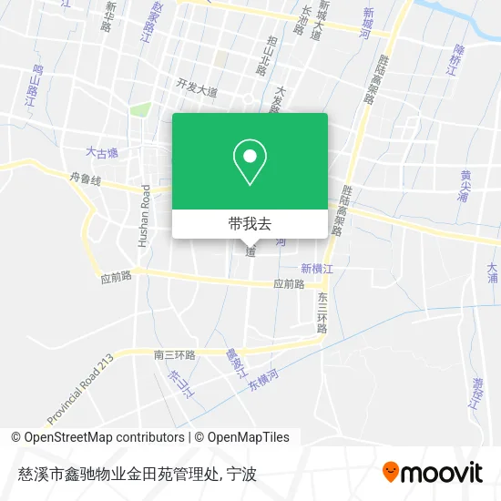 慈溪市鑫驰物业金田苑管理处地图