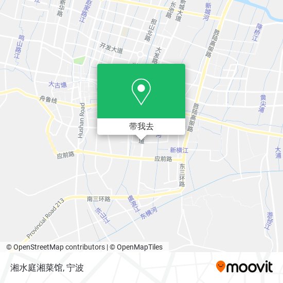 湘水庭湘菜馆地图