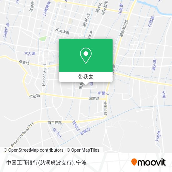 中国工商银行(慈溪虞波支行)地图