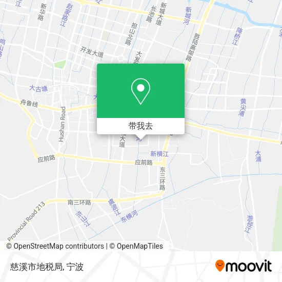 慈溪市地税局地图