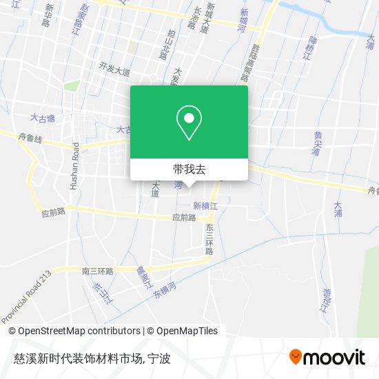 慈溪新时代装饰材料市场地图