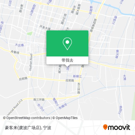 豪客来(虞波广场店)地图