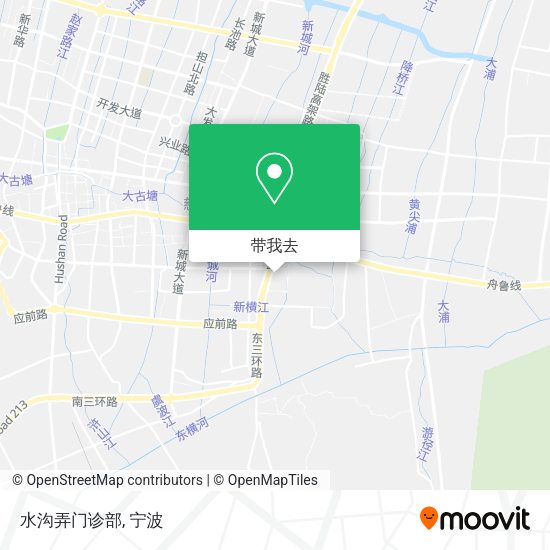 水沟弄门诊部地图