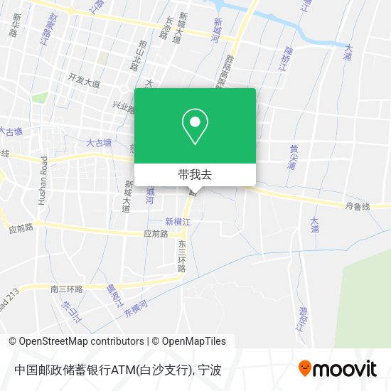 中国邮政储蓄银行ATM(白沙支行)地图