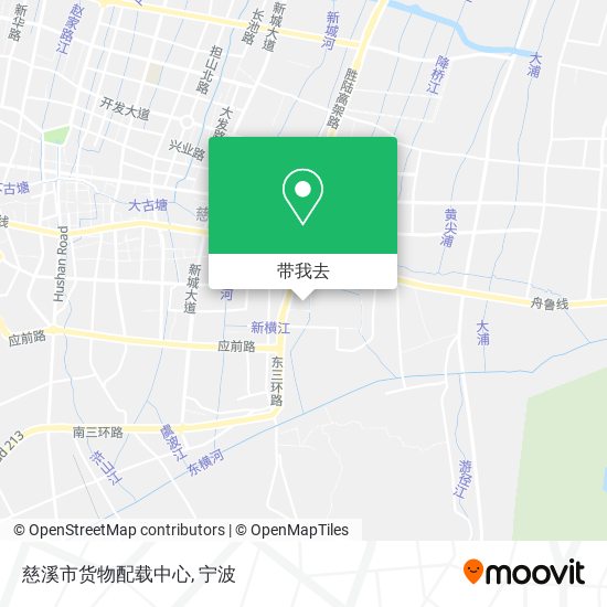 慈溪市货物配载中心地图
