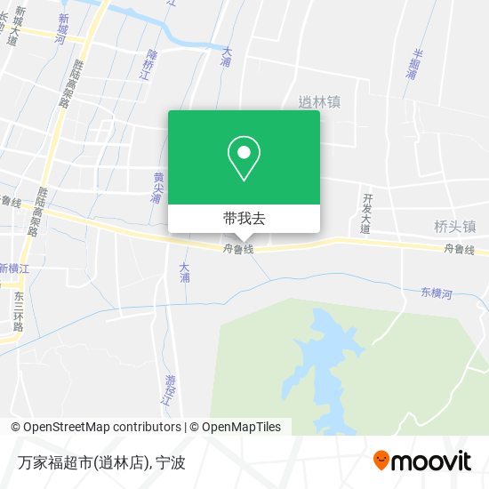 万家福超市(逍林店)地图